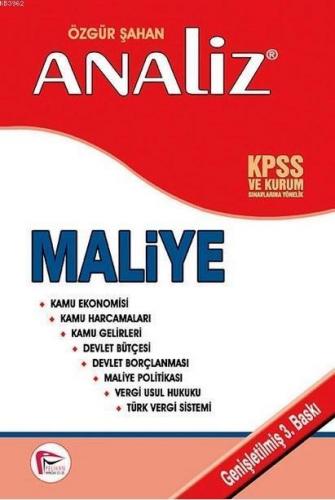 Analiz Maliye 2015; KPSS ve Kurum Sınavlarına Yönelik