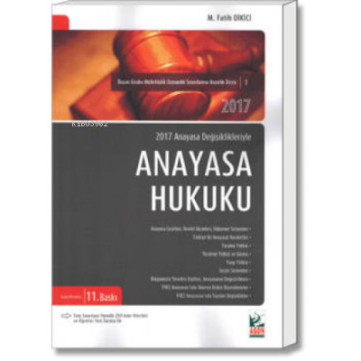 Anayasa Hukuku (2017 Anayasa Değişiklikleriyle)