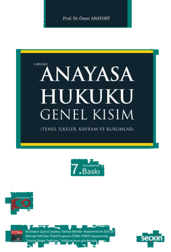 Anayasa Hukuku: Genel Kısım