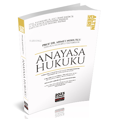 Anayasa Hukuku Konu Anlatımı