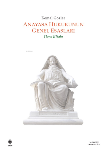 Anayasa Hukukunun Genel Esasları;Ders Kitabı