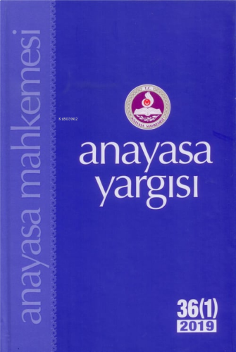 Anayasa Yargısı Dergisi 36 (1) 2019
