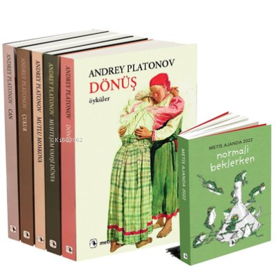 Andrey Platonov Seti 5 Kitap Takım - Metis Ajanda Hediyeli