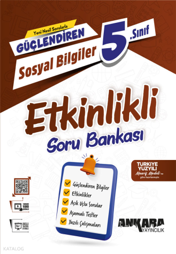 Ankara Yayıncılık 5. Sınıf Güçlendiren Sosyal Bilgiler Etkinlikli Soru Bankası