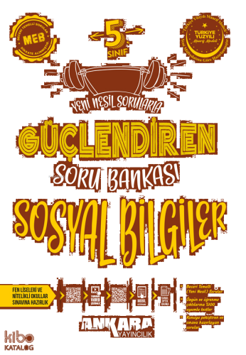 Ankara Yayıncılık 5. Sınıf Güçlendiren Sosyal Bilgiler Soru Bankası