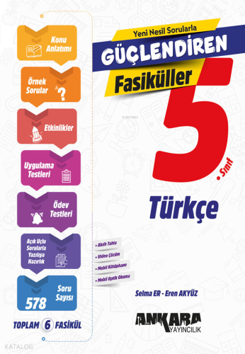Ankara Yayıncılık 5. Sınıf Güçlendiren Türkçe Fasikülleri