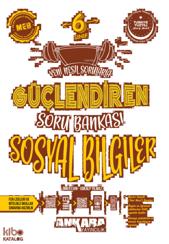 Ankara Yayıncılık 6. Sınıf Sosyal Bilgiler Güçlendiren Soru Bankası