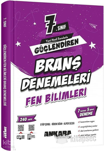 Ankara Yayıncılık 7. Sınıf Fen Bilimleri Güçlendiren Branş Denemeleri