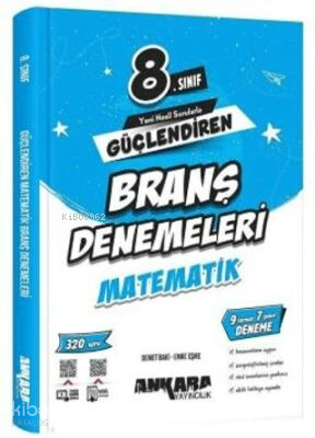 Ankara Yayıncılık 8. Sınıf Matematik Güçlendiren Branş Denemeleri