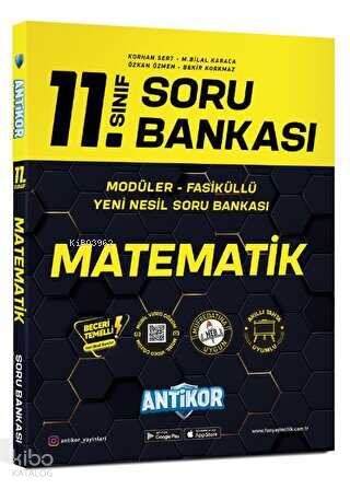 Antikor 11.Sınıf Matematik Soru Bankası