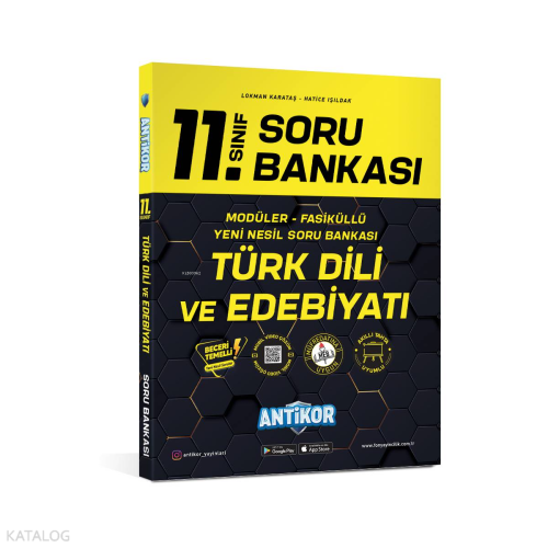 Antikor 11.Sınıf Türk Dili Ve Edebiyatı Soru Bankası