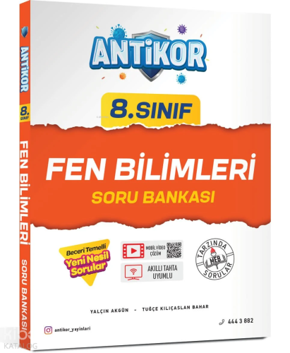 Antikor 8.Sınıf Fen Bilimleri Soru Bankası