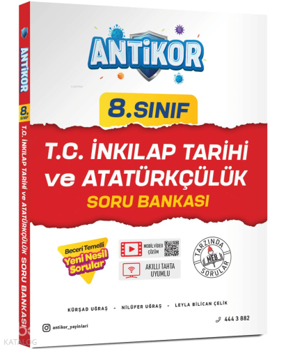 Antikor 8.Sınıf T.C. İnkılap Tarihi Ve Atatürkçülük Soru Bankası
