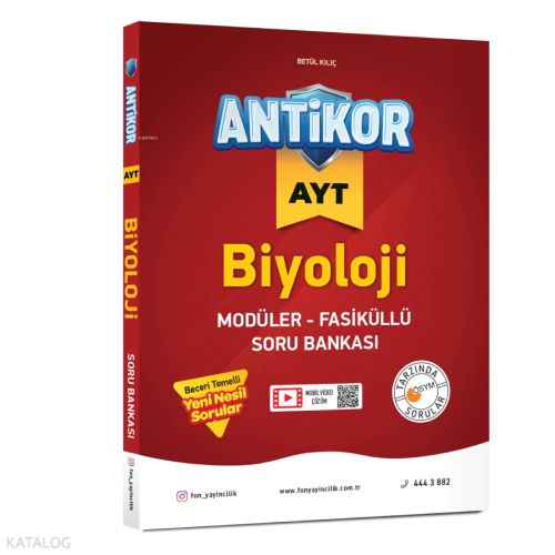 Antikor Ayt Biyoloji Soru Bankası