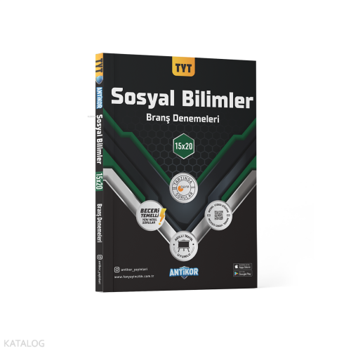 Antikor Yayınları TYT Sosyal Bilimler Branş Denemeleri 15x20