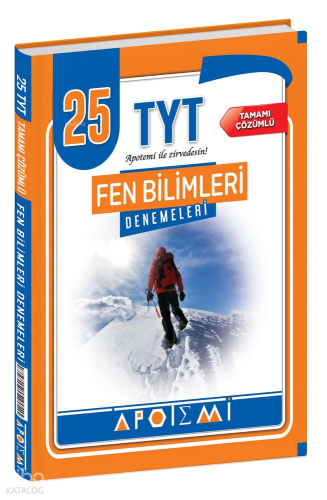 Apotemi Yayınları TYT Fen Bilimleri 25 Deneme