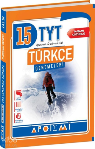Apotemi Yayınları TYT Türkçe 15 Deneme