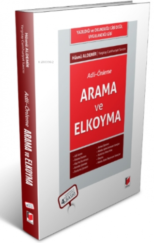 Arama Ve Elkoyma;Adli-önleme