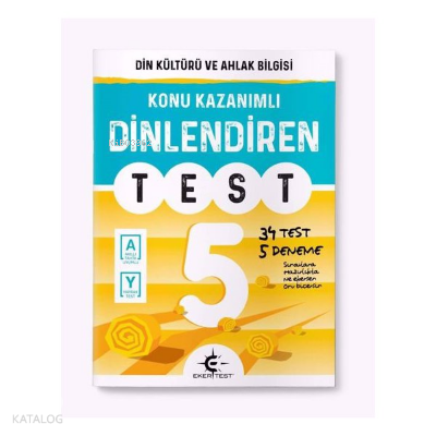 Arı Yayıncılık 5.Sınıf Dinlendiren Test