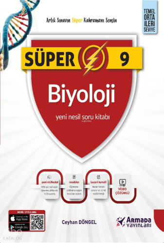 Armada 9.Sınıf Süper Biyoloji Yeni Nesil Soru Kitabı