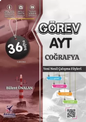 Armada Görev Yks Ayt Coğrafya Yeni Nesil Çalışma Föyleri (36 Hafta)