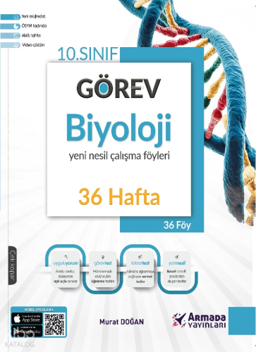 Armada Yayınları 10. Sınıf Görev Biyoloji Yeni Nesil Çalışma Föyleri