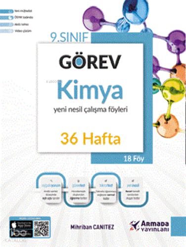 Armada Yayınları 9. Sınıf Kimya Görev Yeni Nesil Çalışma Föyleri 36 Hafta