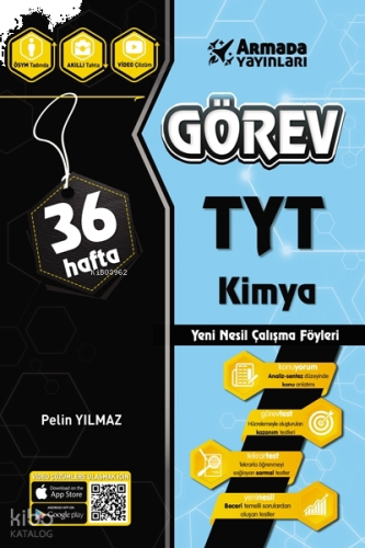 Armada Yayınları Görev YKS TYT Kimya Soru Föyleri 36 Hafta