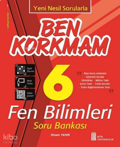 Ata 6. Sınıf Ben Korkmam Fen Bilimleri Soru Bankası