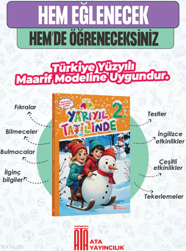 Ata Yayıncılık 2. Sınıf Ata Yarıyıl Tatilinde