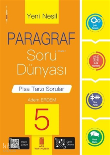 Ata Yayıncılık 5. Sınıf Paragraf Yeni Nesil Soru Dünyası