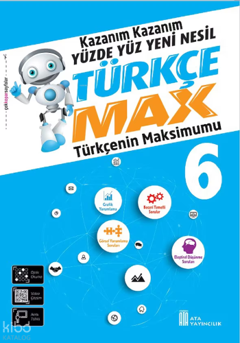 Ata Yayıncılık 6. Sınıf Türkçe Max Soru Bankası