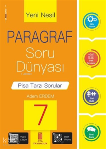 Ata Yayıncılık 7. Sınıf Paragraf Yeni Nesil Soru Dünyası