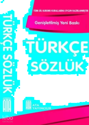 Ata Yayıncılık Karton Kapak Türkçe Sözlük