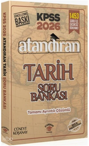 Atandıran 2026 KPSS Tarih Soru Bankası Çözümlü