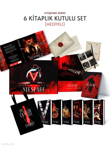 Ateşpare Serisi – 6 Kitaplık Hediyeli Set (Ciltli)