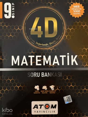 Atom Yayınları 9. Sınıf Matematik Soru Bankası