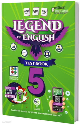 Av Yayınları 5. Sınıf Legend Of English Test Book