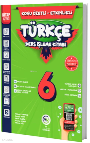 Av Yayınları 6. Sınıf Türkçe Ders İşleme Kitabı