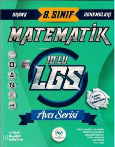 Av Yayınları 8.Sınıf Lgs Deneme 10 Lu Matematik