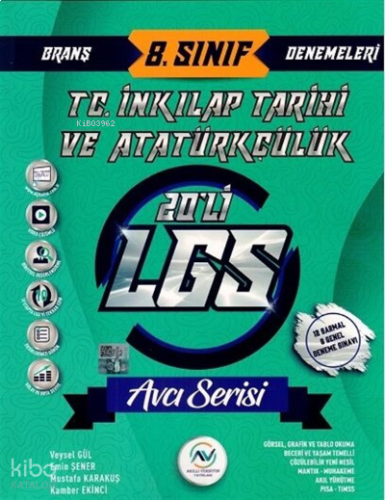 Av Yayınları 8.Sınıf Lgs Deneme 20 Li İnkilap Tarihi