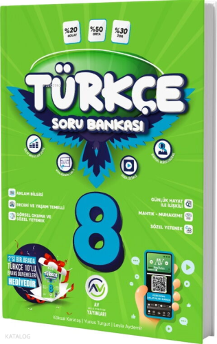 Av Yayınları 8. Sınıf Türkçe Soru Bankası