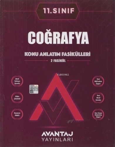 Avantaj Yayınları 11.Sınıf Coğrafya Konu Anlatım Fasikülleri