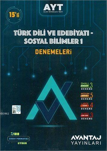 Avantaj Yayınları AYT Türk Dili ve Edebiyatı Sosyal Bilimler 1 Denemeleri Avantaj