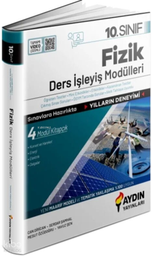 Aydın Yayınları 10. Sınıf Fizik Ders İşleyiş Modülleri