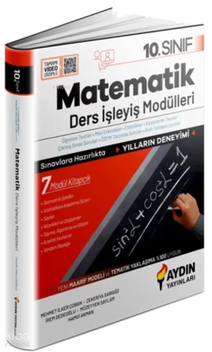 Aydın Yayınları 10. Sınıf Matematik Ders İşleyiş Modülleri