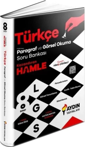 Aydın Yayınları 8. Sınıf LGS Türkçe Paragraf ve Görsel Okuma Soru Bankası Video Çözümlü