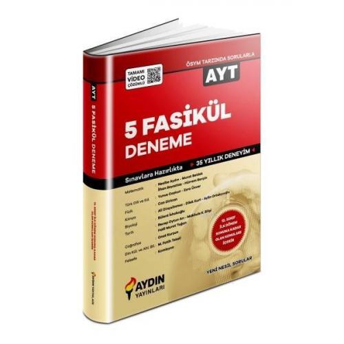 Aydın Yayınları AYT 5 Fasikül Deneme 2020 Özel Aydın
