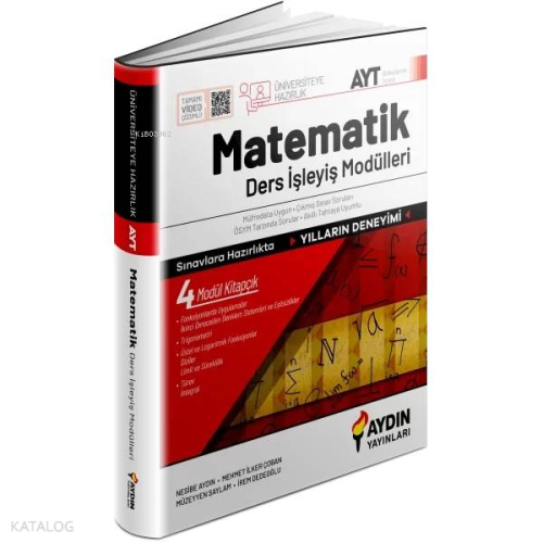 Aydın Yayınları Üniversiteye Hazırlık AYT Matematik Ders İşleyiş Modül
