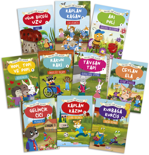 Ayetlerle Dini Değerler Set (10 Kitap)